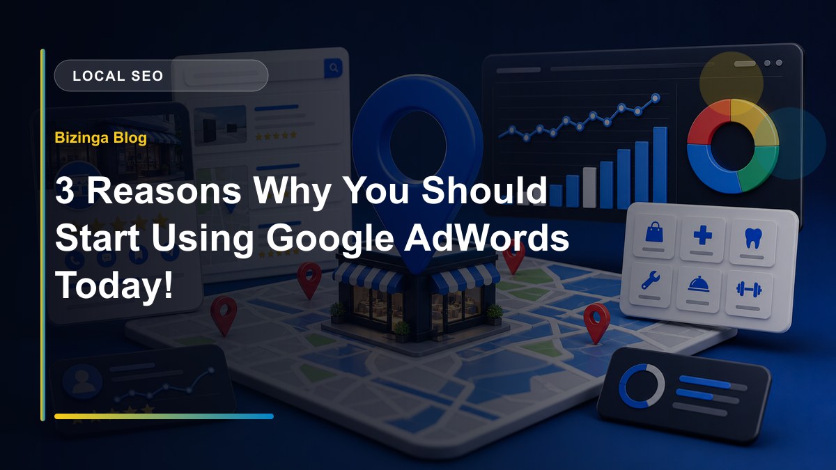3 Reasons Why You Should Start Using Google AdWords Today! - Bizinga blog article image