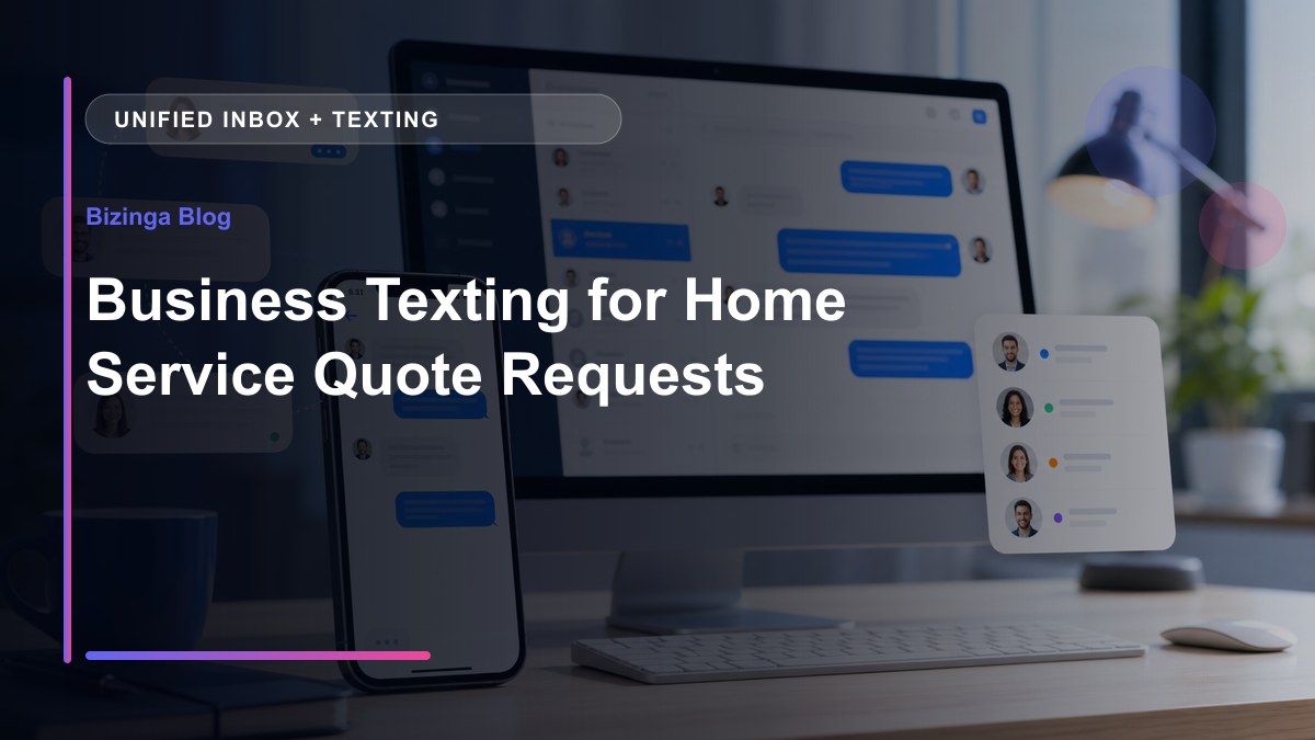 Business Texting for Home Service Quote Requests - Bizinga blog article image