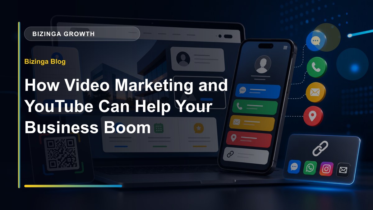 How Video Marketing and YouTube Can Help Your Business Boom - Bizinga blog article image