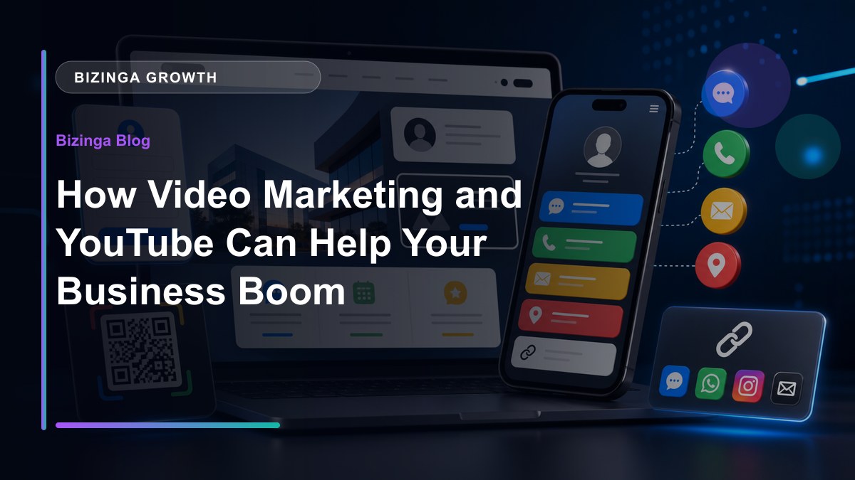 How Video Marketing and YouTube Can Help Your Business Boom - Bizinga blog article image
