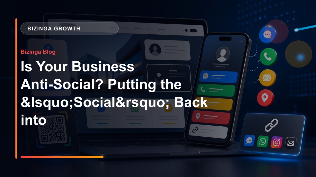 Is Your Business Anti-Social? Putting the ‘Social’ Back into Social Media Marketing - Bizinga blog article image