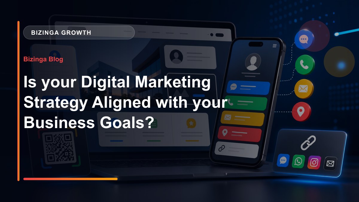 Is your Digital Marketing Strategy Aligned with your Business Goals? - Bizinga blog article image