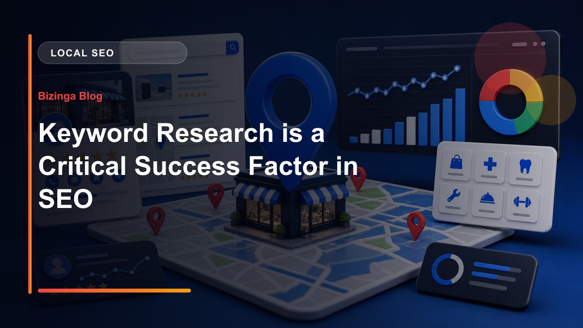 Keyword Research is a Critical Success Factor in SEO - Bizinga blog article image