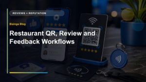 Restaurant QR, Review and Feedback Workflows - Bizinga blog article image