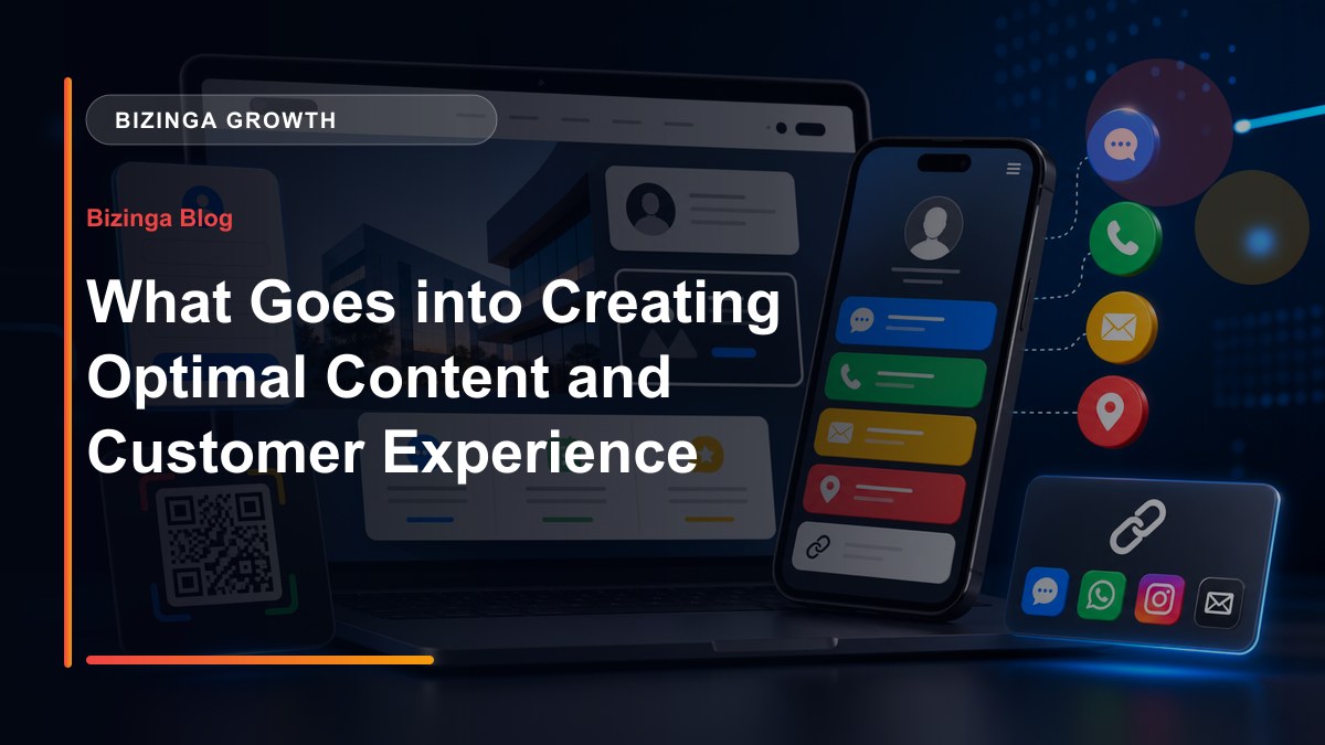 What Goes into Creating Optimal Content and Customer Experience - Bizinga blog article image
