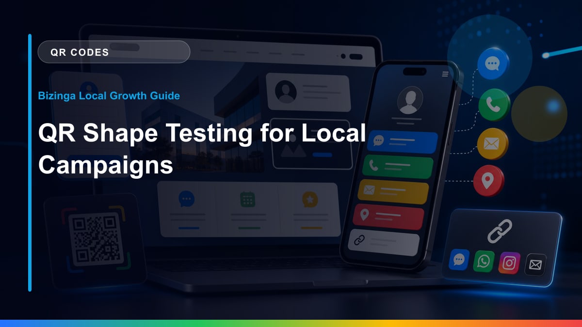 QR Shape Testing for Local Campaigns Bizinga blog article image