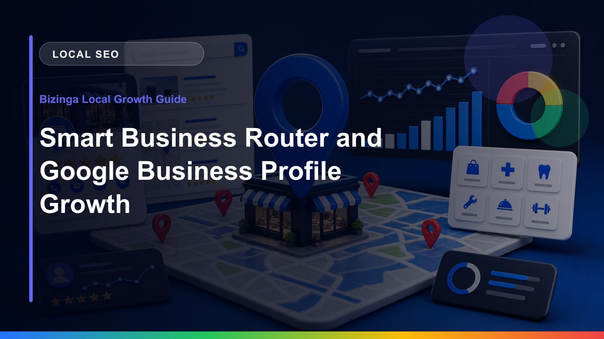 Smart Business Router and Google Business Profile Growth Bizinga blog article image