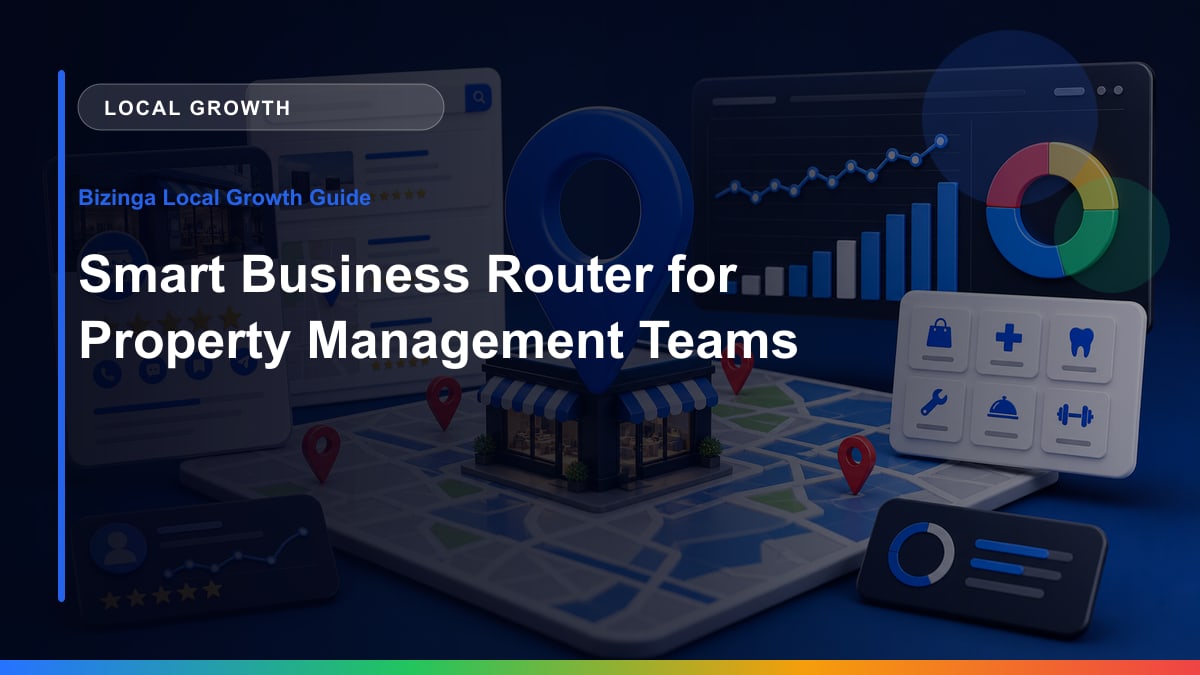 Smart Business Router for Property Management Teams Bizinga blog article image